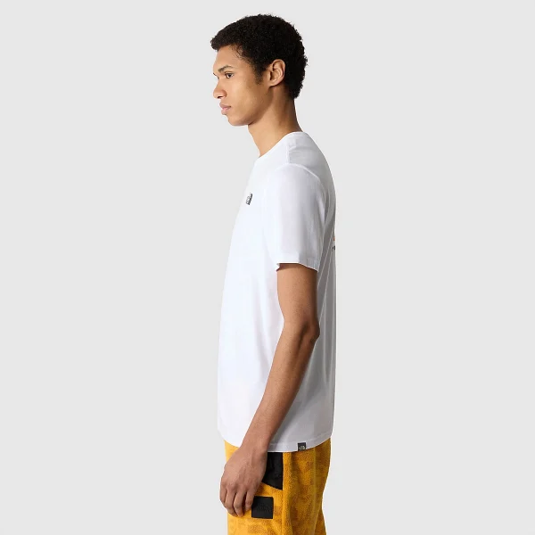 THE NORTH FACE - חולצת טי קצרה גברים REDBOX – TA2TX2O4P – tnf-white-summit-gold-irregular-geometry-print – 1