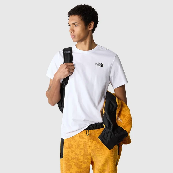 THE NORTH FACE - חולצת טי קצרה גברים REDBOX – TA2TX2O4P – tnf-white-summit-gold-irregular-geometry-print – 4