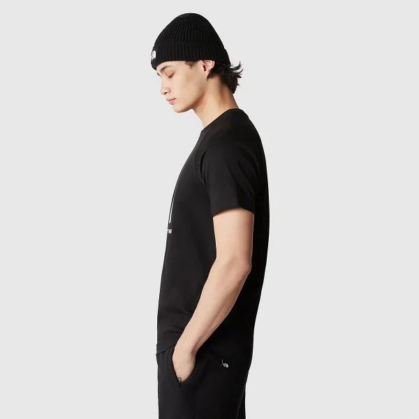 THE NORTH FACE - חולצת טי קצרה גברים RAGLAN REDBOX – TA3BQOO4M – tnf-black-tnf-black-dip-dye-print – 1