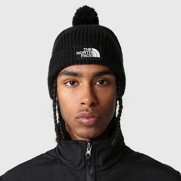 THE NORTH FACE - כובע גרב TNF LOGO BOX POM – T93FN3JK3 – tnf-black – 1