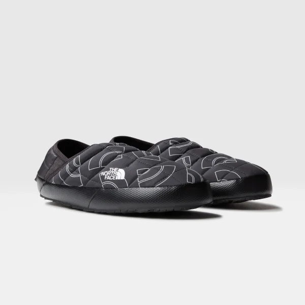 THE NORTH FACE - נעלי בית גברים THERMOBALL V TRACTION MULES – TA3UZNOJS – tnf-black-half-dome-outline-print-tnf-black – 4
