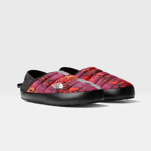 THE NORTH FACE - נעלי בית נשים THERMOBALL V TRACTION MULES – TA3V1HO9R – fiery-red-abstract-yosemite-print-tnf-black-2 – 5