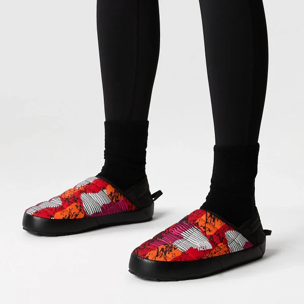 THE NORTH FACE - נעלי בית נשים THERMOBALL V TRACTION MULES – TA3V1HO9R – fiery-red-abstract-yosemite-print-tnf-black-2 – 6
