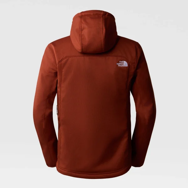 THE NORTH FACE - מעיל סופטשל עם כובע גברים QUEST SOFTSHELL – TA3YFPURZ – brandy-brown-dark-heather – 1