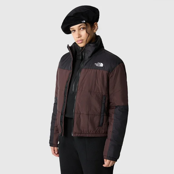 THE NORTH FACE - מעיל נשים GOSEI PUFFER – TA491JLOS – coal-brown-tnf-black – 5