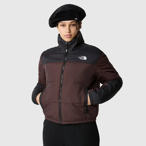 THE NORTH FACE - מעיל נשים GOSEI PUFFER – TA491JLOS – coal-brown-tnf-black – 1