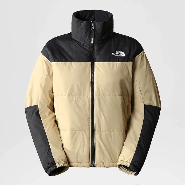 THE NORTH FACE - מעיל נשים GOSEI PUFFER – TA491JQV2 – khaki-stone-tnf-black – 1