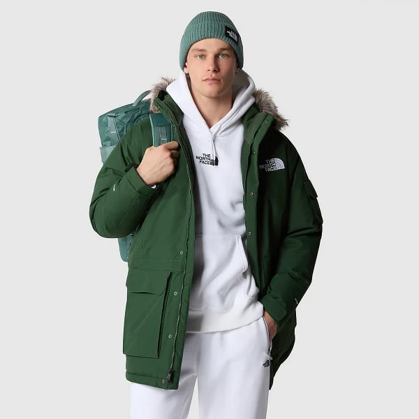 THE NORTH FACE - מעיל גברים RECYCLED MCMURDO – TA4M8GI0P – pine-needle – 8