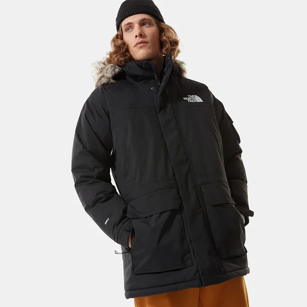 THE NORTH FACE - מעיל גברים RECYCLED MCMURDO – TA4M8GJK3 – tnf-black – 1