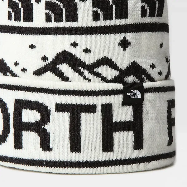 THE NORTH FACE - כובע גרב SKI TUKE – TA4SIEQ4C – gardenia-white-tnf-black – 2