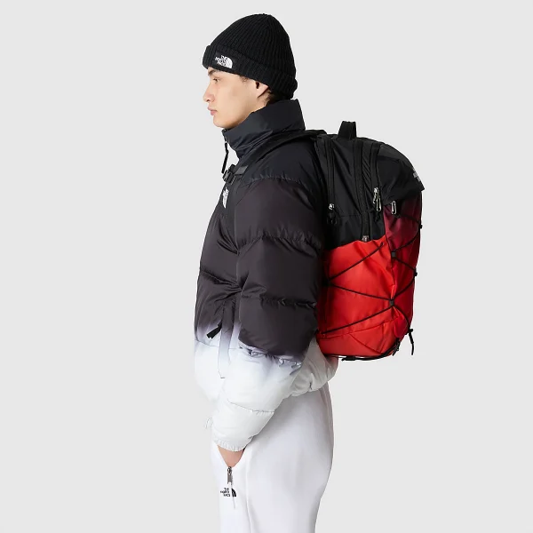 THE NORTH FACE - תיק גב 28 ליטר BOREALIS – TA52SEOT6 – fiery-red-dip-dye-large-print-tnf-black – 1