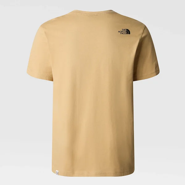 THE NORTH FACE - חולצת טי קצרה עם כיס גברים BERKELEY CALIFORNIA – TA55GDQV2 – khaki-stone-tnf-black – 1