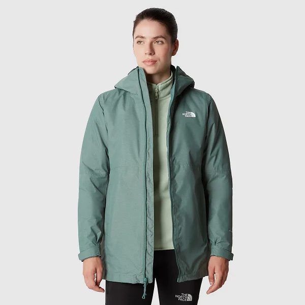 THE NORTH FACE - מעיל נשים 3 ב 1 פוך סינטטי HIKESTELLER – TA55H3OOD – dark-sage-white-heather-pine-needle – 5