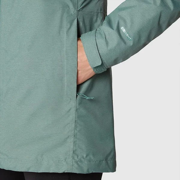THE NORTH FACE - מעיל נשים 3 ב 1 פוך סינטטי HIKESTELLER – TA55H3OOD – dark-sage-white-heather-pine-needle – 7