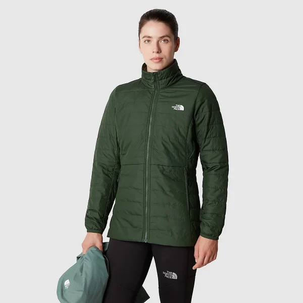 THE NORTH FACE - מעיל נשים 3 ב 1 פוך סינטטי HIKESTELLER – TA55H3OOD – dark-sage-white-heather-pine-needle – 8