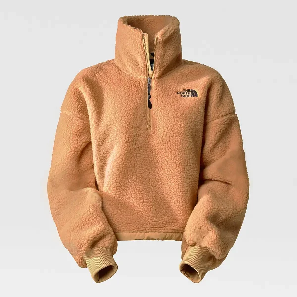 THE NORTH FACE - פליס נשים PLATTE HIGH-PILE – TA5GGII0J – almond-butter – 3