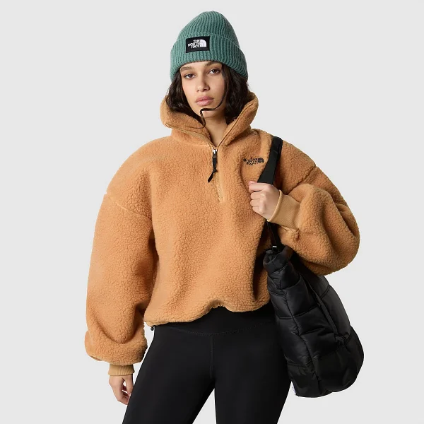 THE NORTH FACE - פליס נשים PLATTE HIGH-PILE – TA5GGII0J – almond-butter – 7