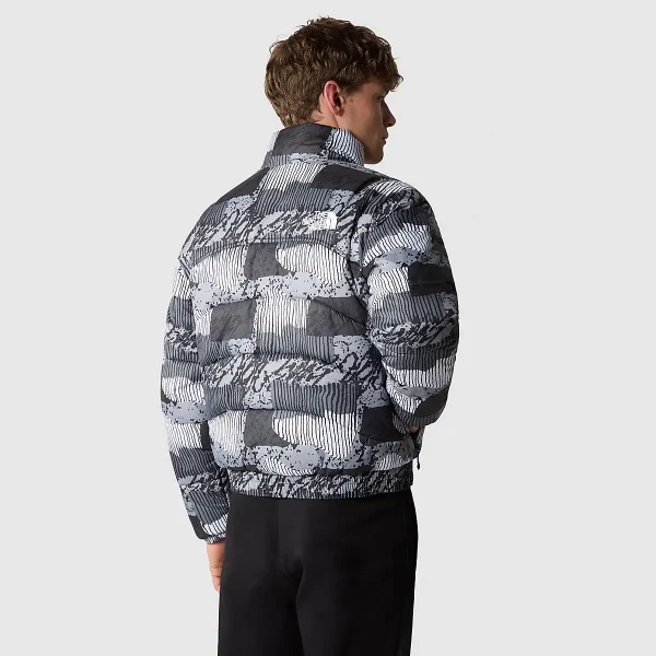THE NORTH FACE - מעיל פוך סינתטי גברים 2000 – TA7UREONZ – asphalt-grey-abstract-yosemite-print – 2