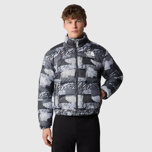 THE NORTH FACE - מעיל פוך סינתטי גברים 2000 – TA7UREONZ – asphalt-grey-abstract-yosemite-print – 1