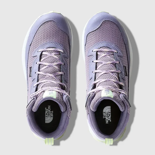 THE NORTH FACE - נעלי הרים עמידות במים נוער MID FASTPACK – TA7W5VIHB – lunar-slate-lupine-2 – 3