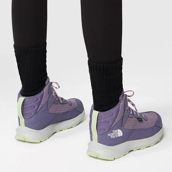 THE NORTH FACE - נעלי הרים עמידות במים נוער MID FASTPACK – TA7W5VIHB – lunar-slate-lupine-2 – 7