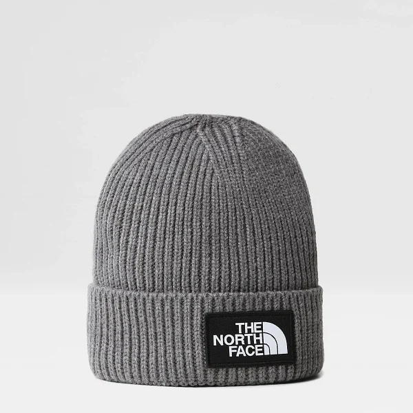 THE NORTH FACE - כובע גרב ילדים TNF BOX LOGO CUFF – TA7WGCDYY – tnf-medium-grey-heather – 1