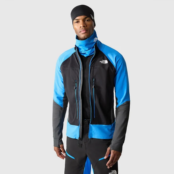 THE NORTH FACE - מעיל סופטשל גברים DAWN TURN – TA7Z8KO16 – tnf-black-optic-blue-asphalt-grey – 5