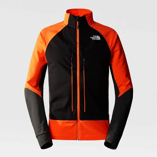 THE NORTH FACE - מעיל סופטשל גברים DAWN TURN – TA7Z8KO18 – tnf-black-shocking-orange-asphalt-grey – 3