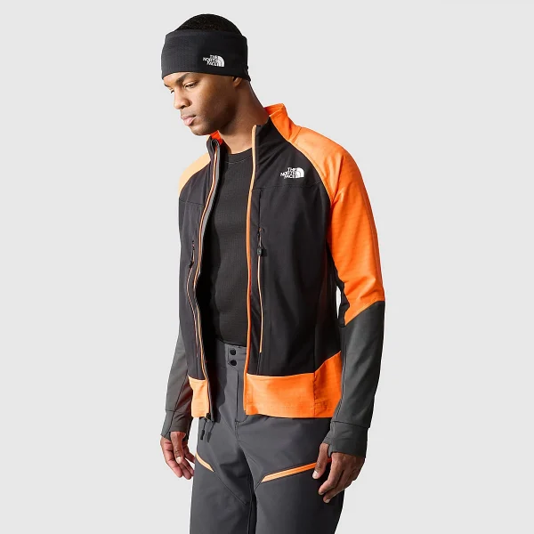 THE NORTH FACE - מעיל סופטשל גברים DAWN TURN – TA7Z8KO18 – tnf-black-shocking-orange-asphalt-grey – 5