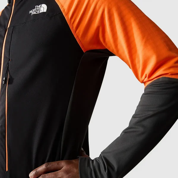 THE NORTH FACE - מעיל סופטשל גברים DAWN TURN – TA7Z8KO18 – tnf-black-shocking-orange-asphalt-grey – 7