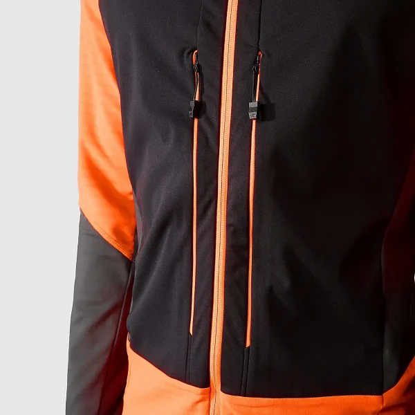 THE NORTH FACE - מעיל סופטשל גברים DAWN TURN – TA7Z8KO18 – tnf-black-shocking-orange-asphalt-grey – 8