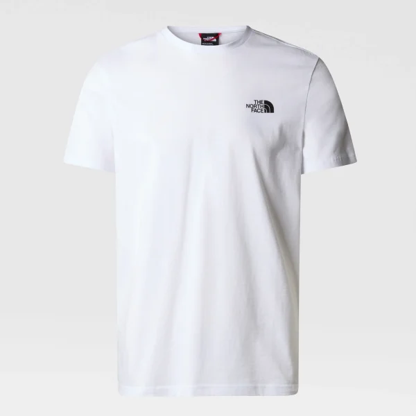 THE NORTH FACE - חולצת טי קצרה גברים COLLAGE – TA7ZDXOB7 – tnf-white-boysenberry – 1