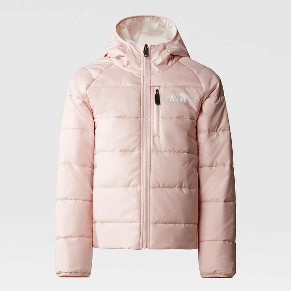 THE NORTH FACE - מעיל בנות מתהפך PERRITO – TA82D9O6T – pink-moss-gardenia-white – 10
