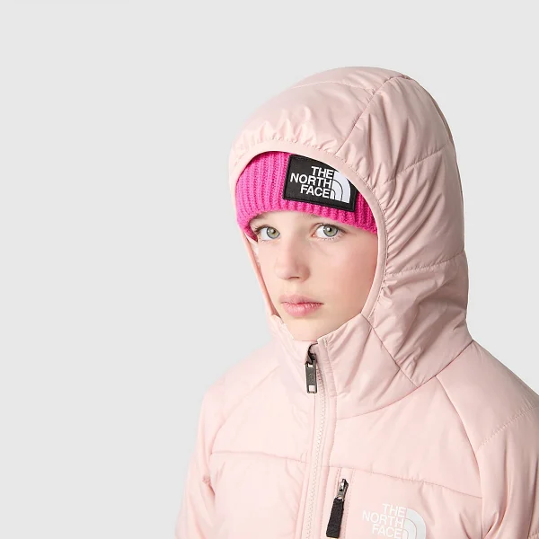 THE NORTH FACE - מעיל בנות מתהפך PERRITO – TA82D9O6T – pink-moss-gardenia-white – 5
