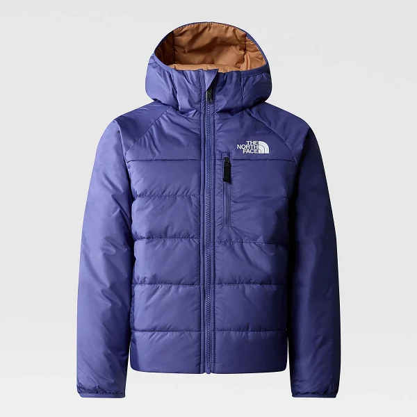 THE NORTH FACE - מעיל בנים מתהפך PERRITO – TA82DAOSX – cave-blue-almond-butter – 3