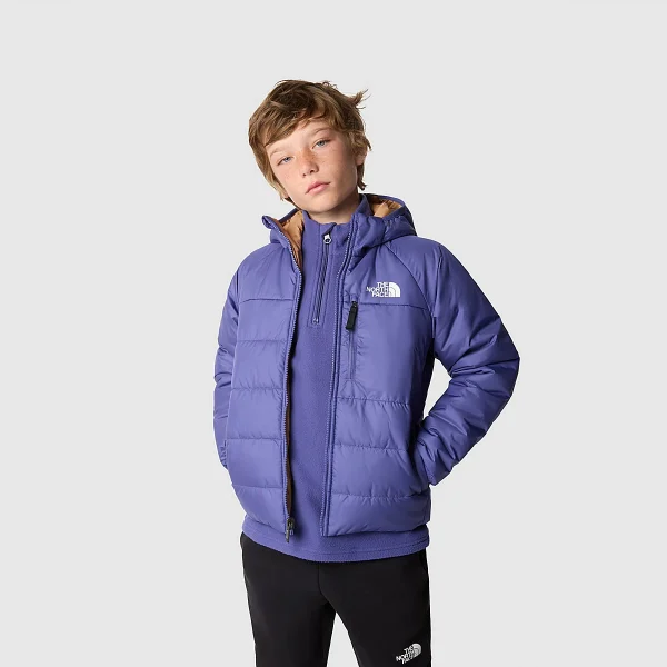 THE NORTH FACE - מעיל בנים מתהפך PERRITO – TA82DAOSX – cave-blue-almond-butter – 4