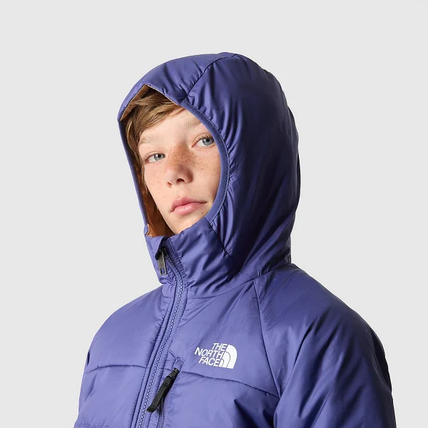 THE NORTH FACE - מעיל בנים מתהפך PERRITO – TA82DAOSX – cave-blue-almond-butter – 5