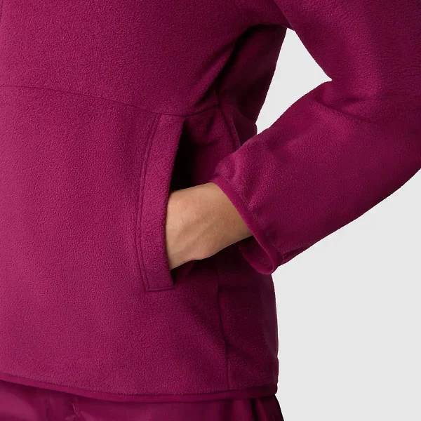 THE NORTH FACE - מעיל נוער עם רוכסן GLACIER – TA82TVI0H – boysenberry – 4