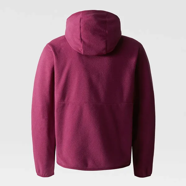 THE NORTH FACE - מעיל נוער עם רוכסן GLACIER – TA82TVI0H – boysenberry – 13