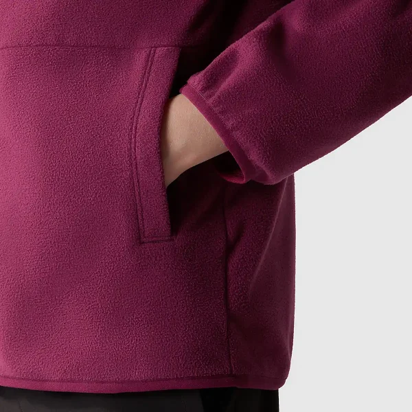THE NORTH FACE - מעיל נוער עם רוכסן GLACIER – TA82TVI0H – boysenberry – 7