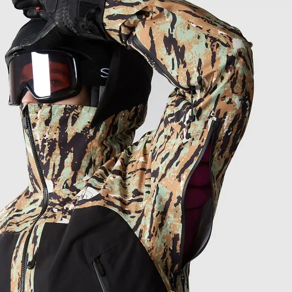 THE NORTH FACE - מעיל נשים SUMMIT VERBIER GORE-TEX – TA82WVOL1 – almond-butter-pitcher-plant-print – 9
