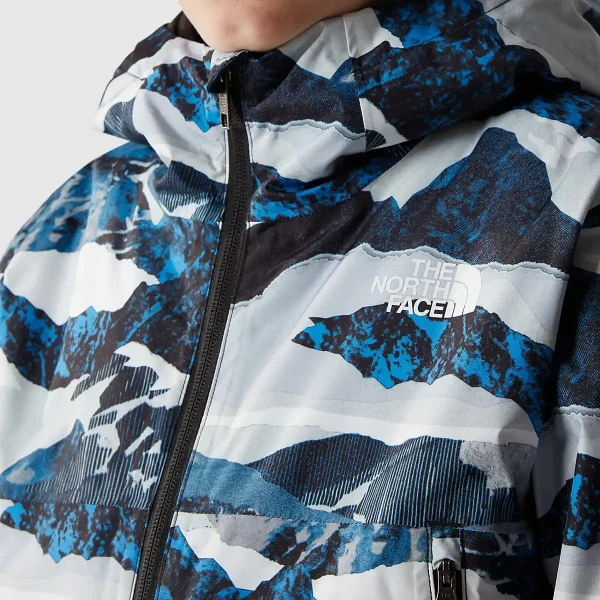 THE NORTH FACE - מעיל מבודד בנים FREEDOM – TA82XQO3Q – optic-blue-mountain-traverse-print – 6