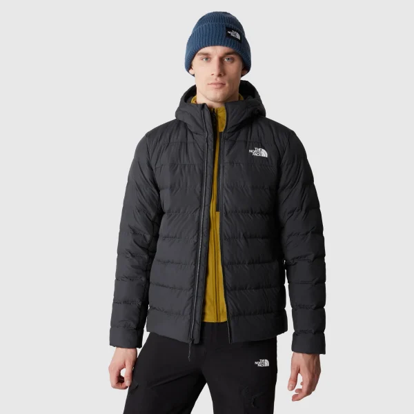 THE NORTH FACE - מעיל גברים עם קפוצ'ון ACONCAGUA III – TA84I10C5 – asphalt-grey – 3