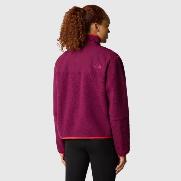 THE NORTH FACE - מעיל פליס נשים CRAGMONT – TA84IEK4I – boysenberry-fiery-red – 2