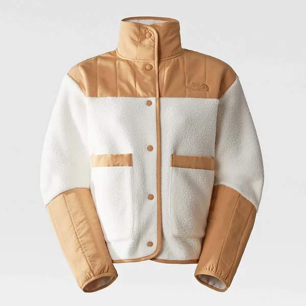 THE NORTH FACE - מעיל פליס נשים CRAGMONT – TA84IELDI – gardenia-white-almond-butter – 3