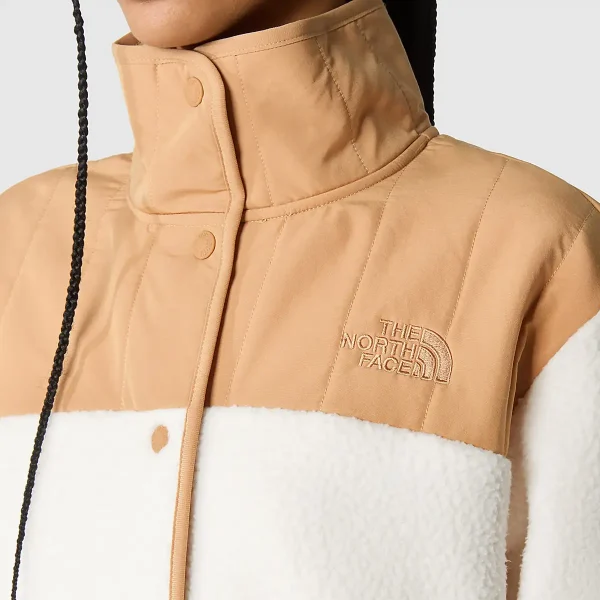 THE NORTH FACE - מעיל פליס נשים CRAGMONT – TA84IELDI – gardenia-white-almond-butter – 7