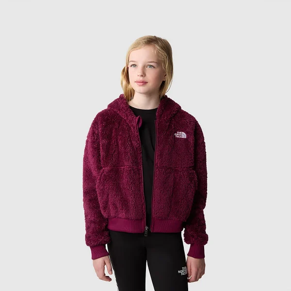 THE NORTH FACE - מעיל קפוצ'ון בנות SUAVE OSO – TA84N4I0H – boysenberry – 2