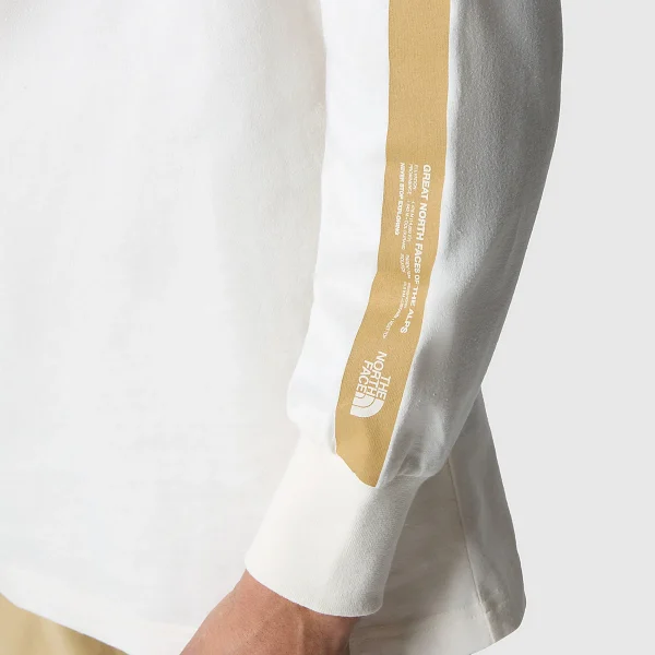THE NORTH FACE - חולצת טי ארוכה גברים MATTERHORN FACE – TA854BN3N – gardenia-white – 6