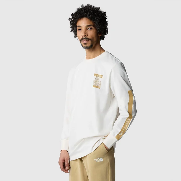 THE NORTH FACE - חולצת טי ארוכה גברים MATTERHORN FACE – TA854BN3N – gardenia-white – 1