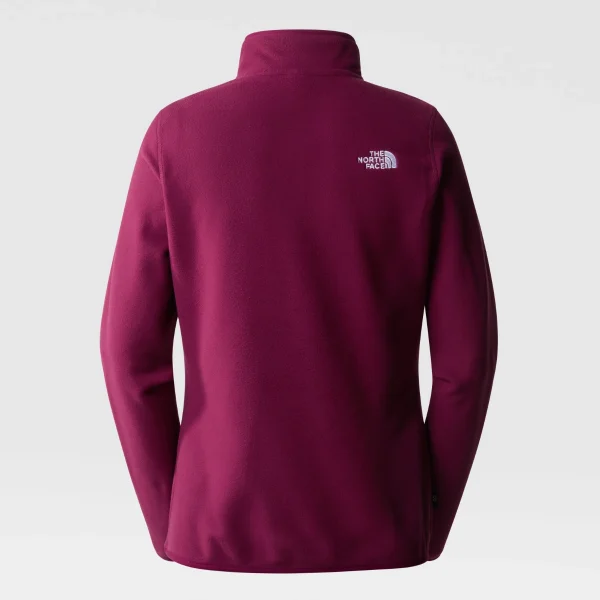 THE NORTH FACE - פליס נשים עם רוכסן קצר 1/4 100 GLACIER – TA855MI0H – boysenberry – 1
